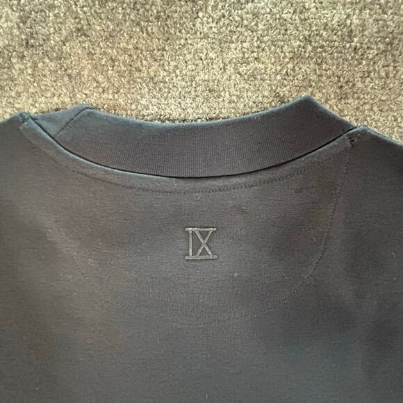 NWT Nines Collection Deep Shoulder Boxy Fit Heavy Shirt Navy Blue Medium - Picture 3 of 7